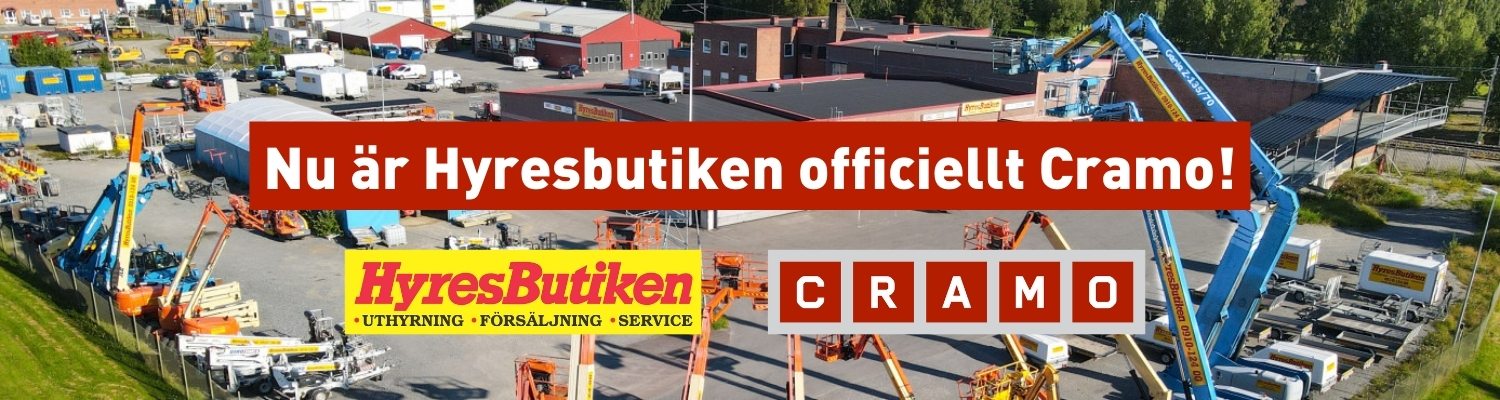 Nu är Hyresbutiken officiellt Cramo!